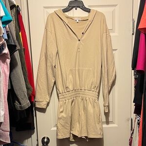 TCEC Lightweight Romper with Hoodie - Size L